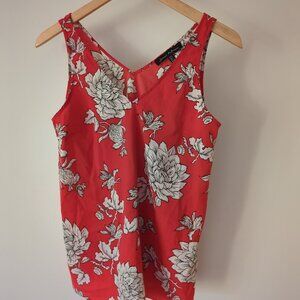 Jasmine& juliana v-neck tank blouse sz sm